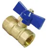 Кран шаровый 3/4" ("бабочка", в/в) фото от магазина Ps-Market