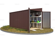 Контейнер SKOGGY секционный с односкатной крышей 4 х 2 м от магазина Ps-Market