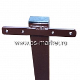 Столбики для установки забора из плетня фото от магазина Ps-Market