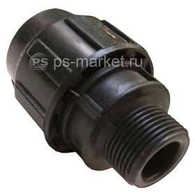 Переходник ПНД 32 х 3/4" внеш. резьба  фото от магазина Ps-Market