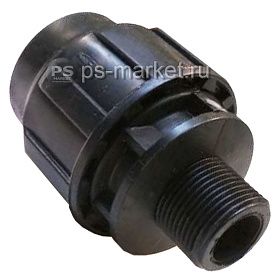 Переходник ПНД 32 х 1/2" внеш. резьба  фото от магазина Ps-Market