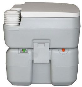 Портативный биотуалет Экомарка снн 1120т (10л+20л) с индикатором от магазина Ps-Market