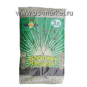 Вспученный вермикулит «Биуд» 3 л фото от магазина Ps-Market