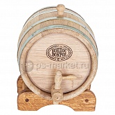 Дубовая бочка для вина и коньяка 3л фото от магазина Ps-Market