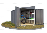 Контейнер SKOGGY секционный с односкатной крышей 4 х 2 м от магазина Ps-Market