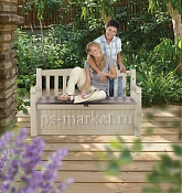 Садовая скамья ЭДЕН с ящиком фото от магазина Ps-Market