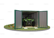 Контейнер SKOGGY секционный с плоской крышей 6 х 2 м от магазина Ps-Market