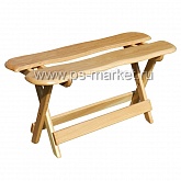 Лавка из дуба для бани фото от магазина Ps-Market