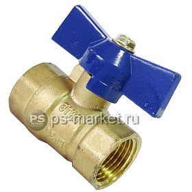 Кран шаровый 3/4" ("бабочка", в/в) фото от магазина Ps-Market