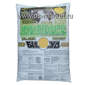 Удобрение органическое «Биуд-компост» марка крс 30л фото от магазина Ps-Market