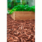 Мульча декоративная Kekkila – щепа  коричневая 45л фото от магазина Ps-Market
