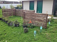 Плетень из орешника фото от магазина Ps-Market