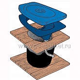 Термосиденье  с отделителем жидких отходов Separett PRIVI 500 от магазина Ps-Market