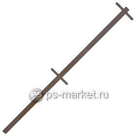 Столбики для установки забора из плетня фото от магазина Ps-Market