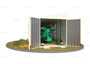 Контейнер SKOGGY секционный с односкатной крышей 6 х 2 м от магазина Ps-Market