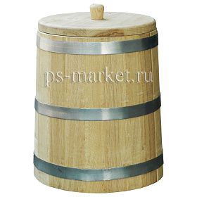 Кадка дубовая для солений 20л (43х34 см) фото от магазина Ps-Market