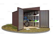 Контейнер SKOGGY секционный с односкатной крышей 4 х 2 м от магазина Ps-Market