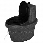 Туалет торфяной «Rostok черный гранит» от магазина Ps-Market
