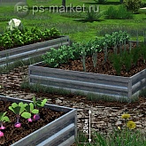 Грядки оцинкованные "Perfo" фото от магазина Ps-Market