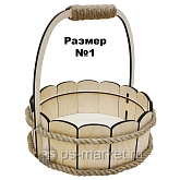 Корзина для подарков №43 от магазина Ps-Market