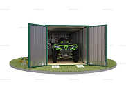 Контейнер SKOGGY секционный с плоской крышей 6 х 2 м от магазина Ps-Market