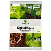 Мульча декоративная Kekkila – щепа  коричневая 45л фото от магазина Ps-Market