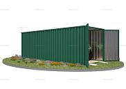 Контейнер SKOGGY секционный с плоской крышей 6 х 2 м от магазина Ps-Market