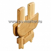 Табурет из дуба для бани фото от магазина Ps-Market