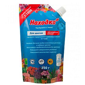 Удобрение для комнатных и садовых цветов «Находка» 250г фото от магазина Ps-Market