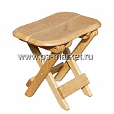 Табурет из дуба для бани фото от магазина Ps-Market