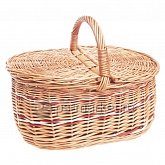 Корзина плетеная с крышкой № 93 от магазина Ps-Market