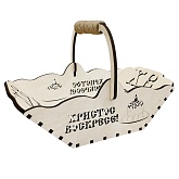 Корзина для подарков деревянная от магазина Ps-Market