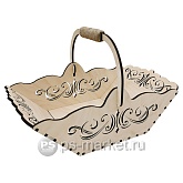 Корзина для подарков деревянная от магазина Ps-Market