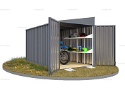 Контейнер SKOGGY секционный с односкатной крышей 4 х 2 м от магазина Ps-Market