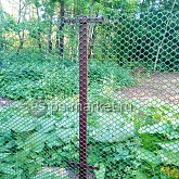 Столбики для установки забора из плетня фото от магазина Ps-Market