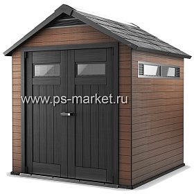 Хозблок из ДПК Fusion 757 Mahagone от магазина Ps-Market