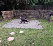 Плетень из орешника фото от магазина Ps-Market