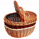 Корзина овальная  с крышкой №18 от магазина Ps-Market