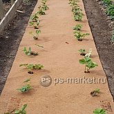 Кокосовый мульчирующий мат 1,0 х 10,0 м фото от магазина Ps-Market