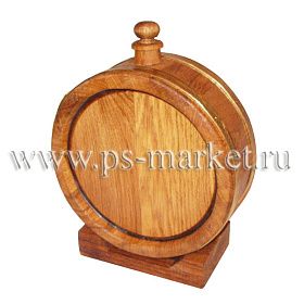 Деревянная фляга 1л фото от магазина Ps-Market