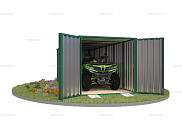 Контейнер SKOGGY секционный с плоской крышей 6 х 2 м от магазина Ps-Market