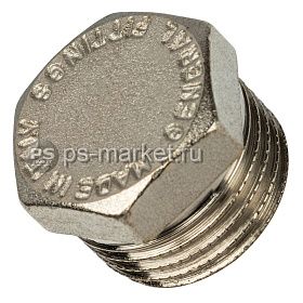 Заглушка 1/2" нар.резьба никелированная фото от магазина Ps-Market