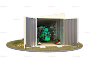 Контейнер SKOGGY секционный с односкатной крышей 6 х 2 м от магазина Ps-Market