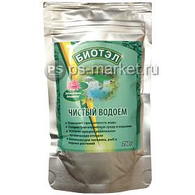 Средство для водоемов Биотэл «Чистый водоем» 250 г фото от магазина Ps-Market
