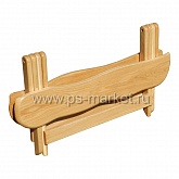 Лавка из дуба для бани фото от магазина Ps-Market